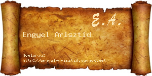Engyel Arisztid névjegykártya